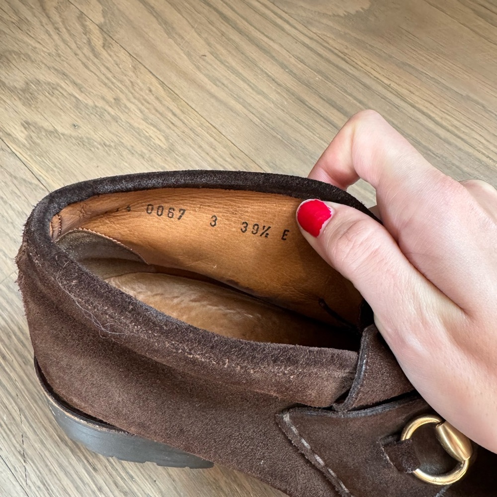 Gucci Sylke horsebit-detailed suede ankle boots - Picture 6 of 6